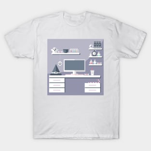 Halloween office interior T-Shirt